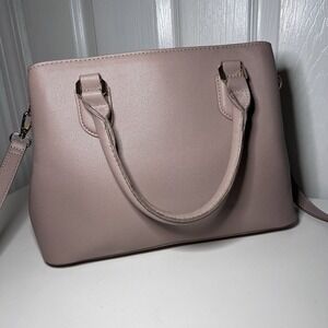 Madison West Satchel Bag Blush Top Handles Detachable Adjustable Crossbody